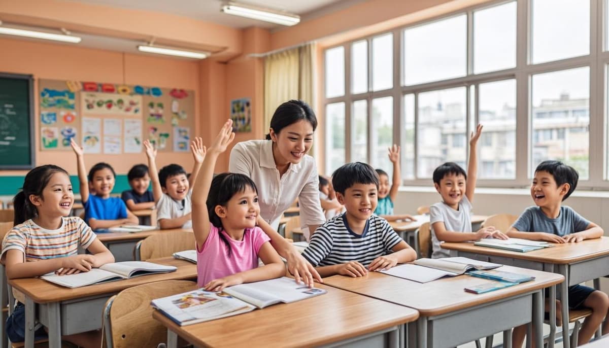 Siswa belajar di Starlish Bimbel